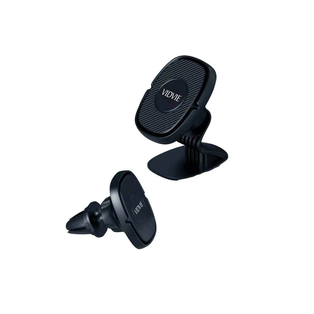 GENERICO - Soporte Porta Celular Magnético 2 En 1 Para Auto Premium