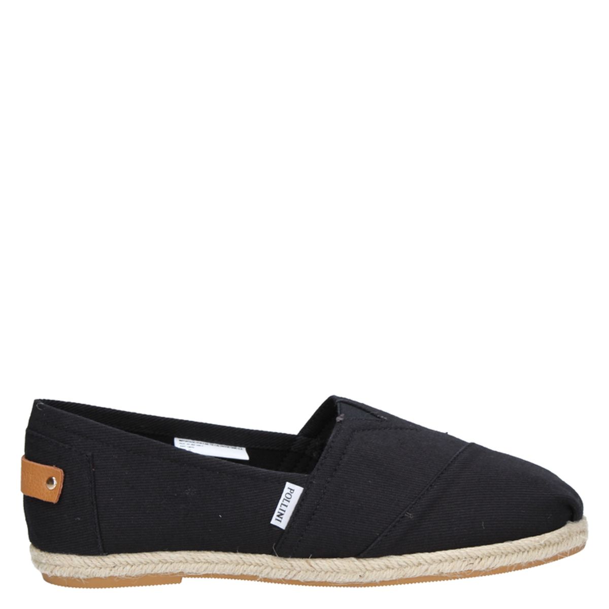 POLLINI - Alpargata Casual Mujer Negro Pollini.