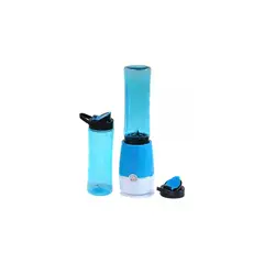 GENERICO - Juguera Portátil Licuadora 2 Vasos Batidora Portátil Juguera Azul