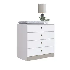 KIDSCOOL - COMODA INFANTIL 4 CAJONES AMORE