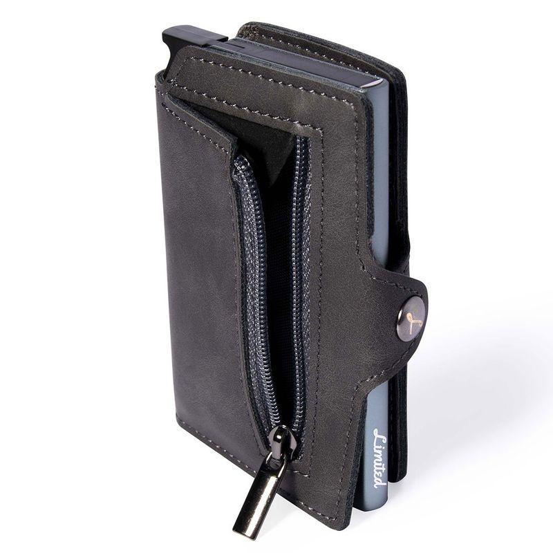 GENERICO - Billetera Tarjetero Anti Clonación Limited Slim con monedero