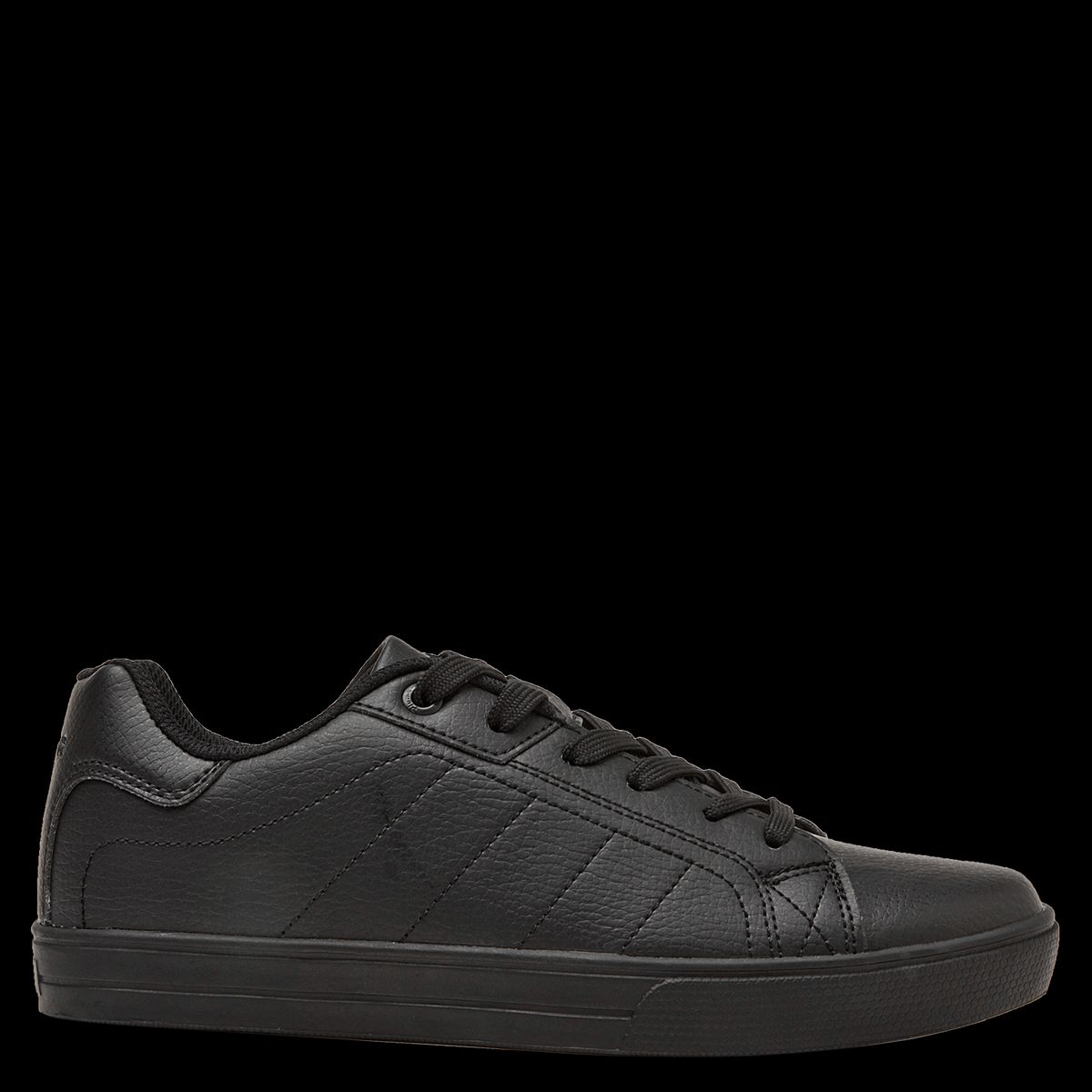 PLUMA - Zapatilla Escolar Unisex Negro Pluma