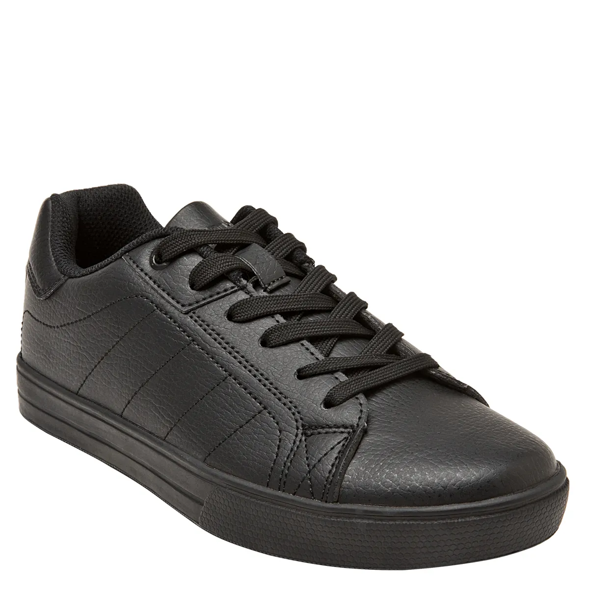 PLUMA - Zapatilla Escolar Unisex Negro Pluma