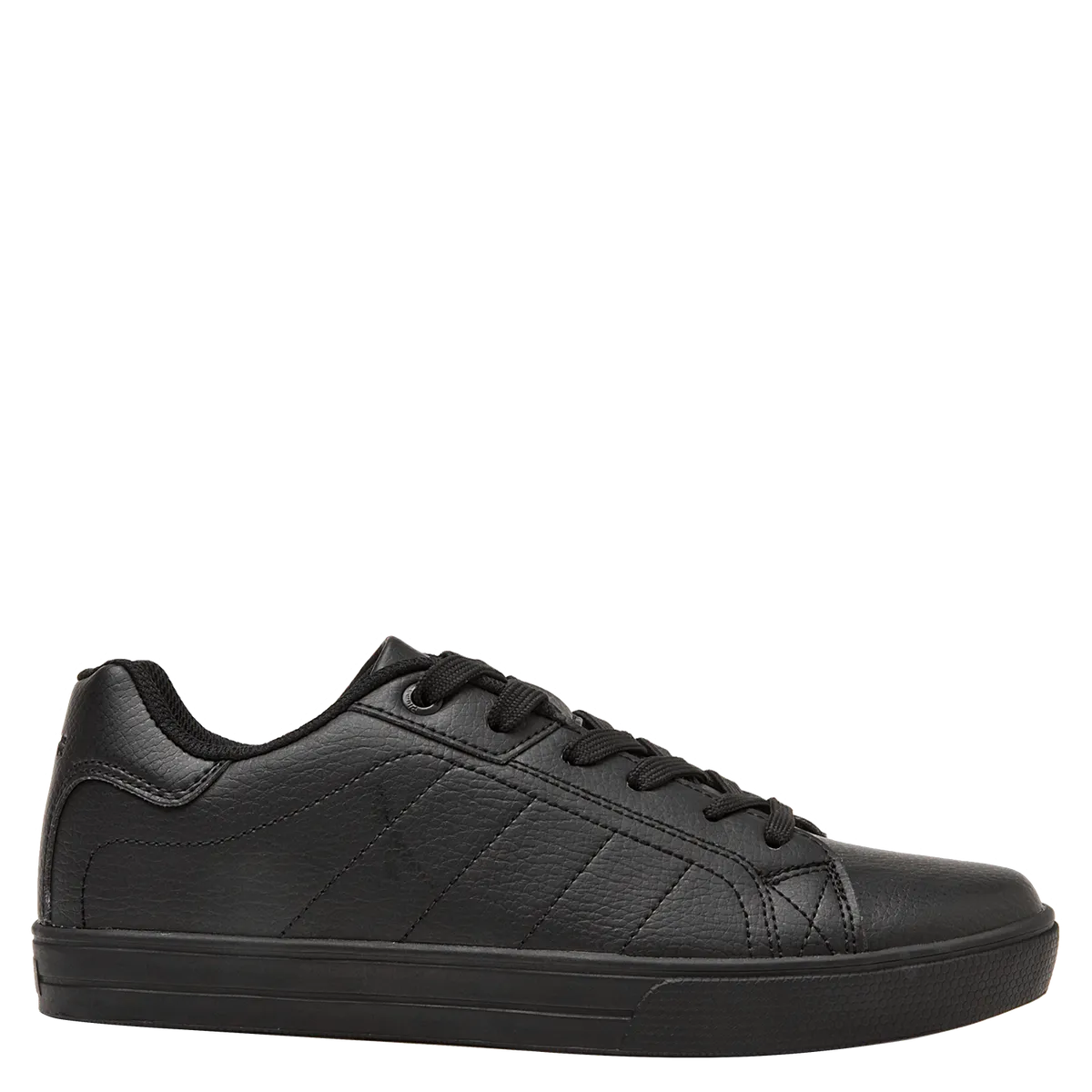 PLUMA - Zapatilla Escolar Unisex Negro Pluma