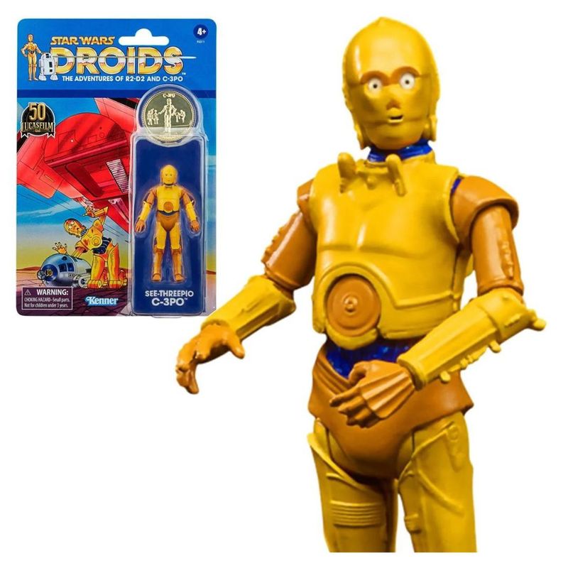 HASBRO - C-3PO Star Wars The Vintage Collection Droids Figura acción