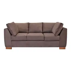 SOFAS MONTALBA - Sofá Quanti 3 Cuerpos Color Café