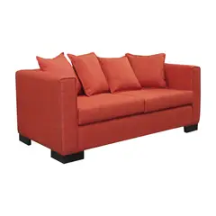 SOFAS MONTALBA - Sofá Avanti 3 Cuerpos Color Rojo