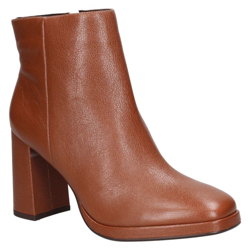 MINGO - Botín Casual Mujer Marrón Mingo