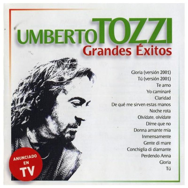 HITWAY MUSIC - UMBERTO TOZZI - GRANDES EXITOS - CD