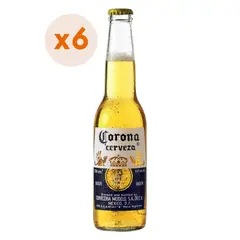 CORONA - 6X Cerveza Botellín 4,5° 330Cc