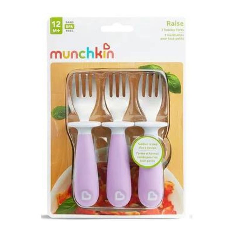 MUNCHKIN - Set de 3 tenedores Lavanda Munchkin