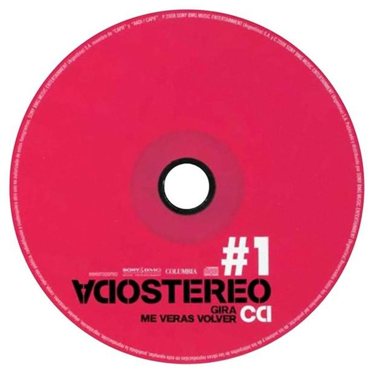HITWAY MUSIC - SODA STEREO - ME VERAS VOLVER GIRA 2007 VOL. 1 - CD HITWAY