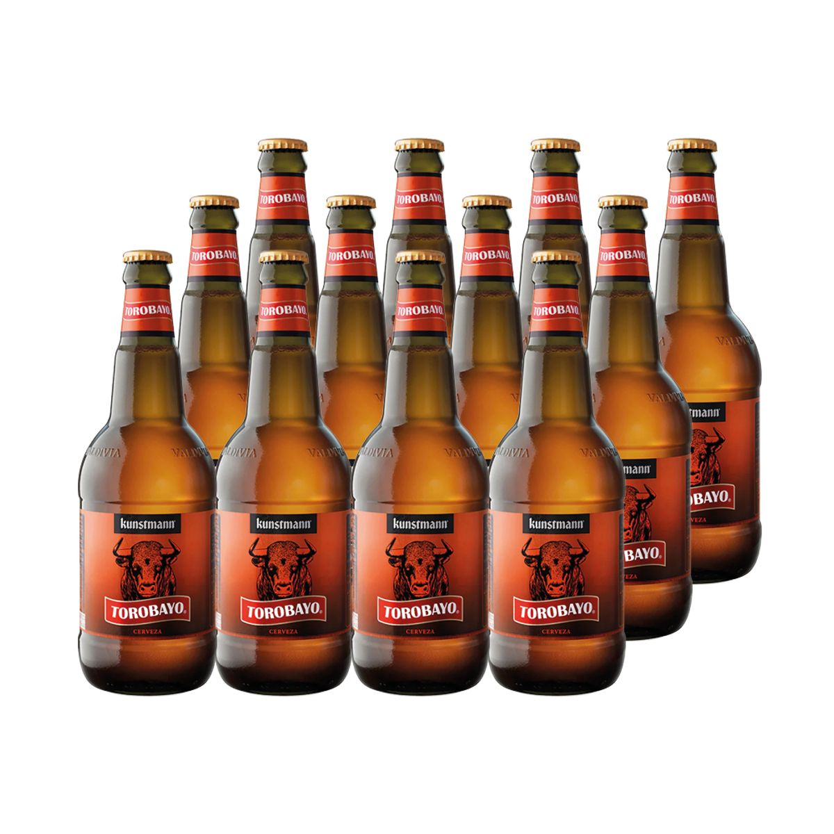 KUNSTMANN - 12X Cerveza Kunstmann Torobayo Botellín 5° 500Cc