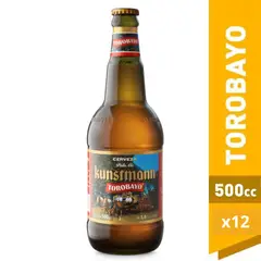 KUNSTMANN - 12X Cerveza Torobayo Botellín 5° 500Cc
