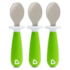 MUNCHKIN - Set de 3 Cucharas Verdes