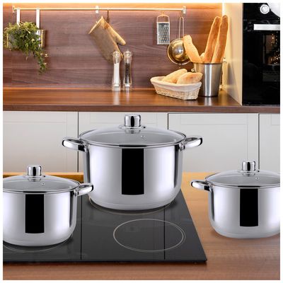 Imagen 2 del producto Batería 6 piezas acero inoxidable Dresden