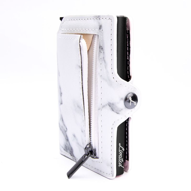 GENERICO - Billetera Tarjetero Limited Marmol Slim con monedero