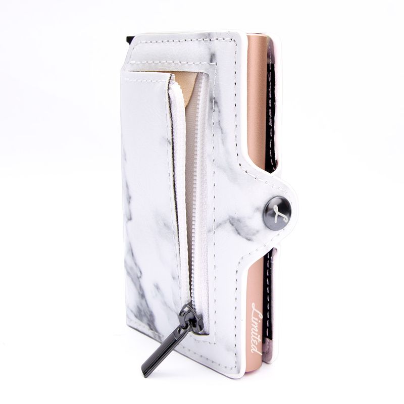 GENERICO - Billetera Tarjetero Limited Marmol Slim con monedero