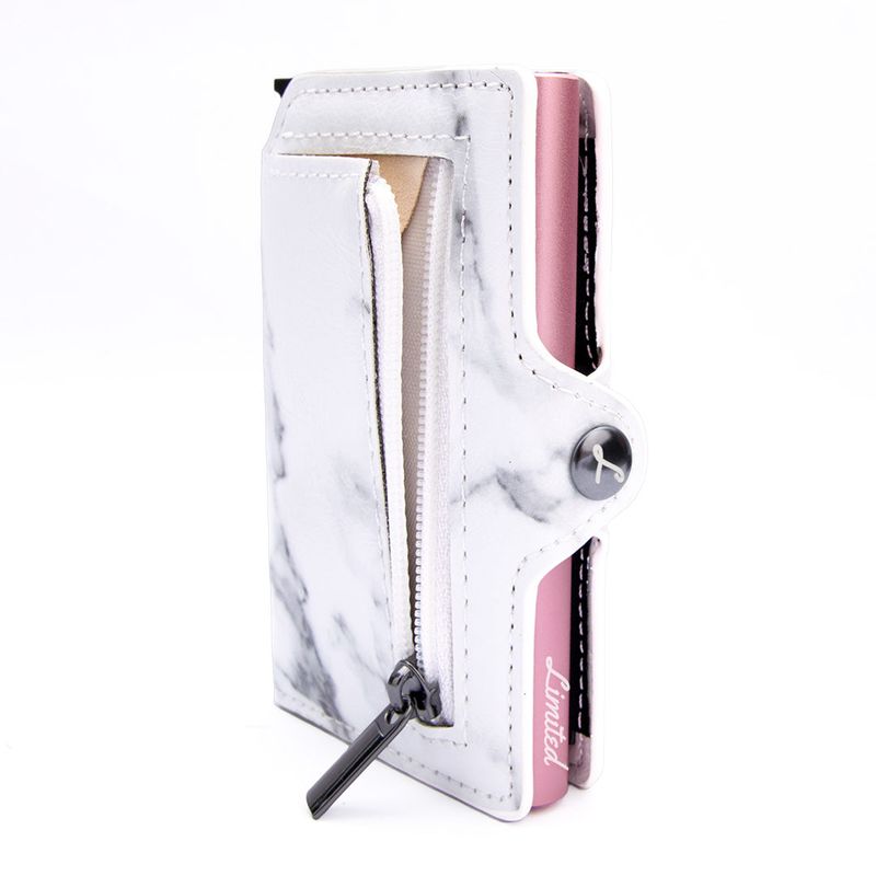 GENERICO - Billetera Tarjetero Limited Marmol Slim con monedero