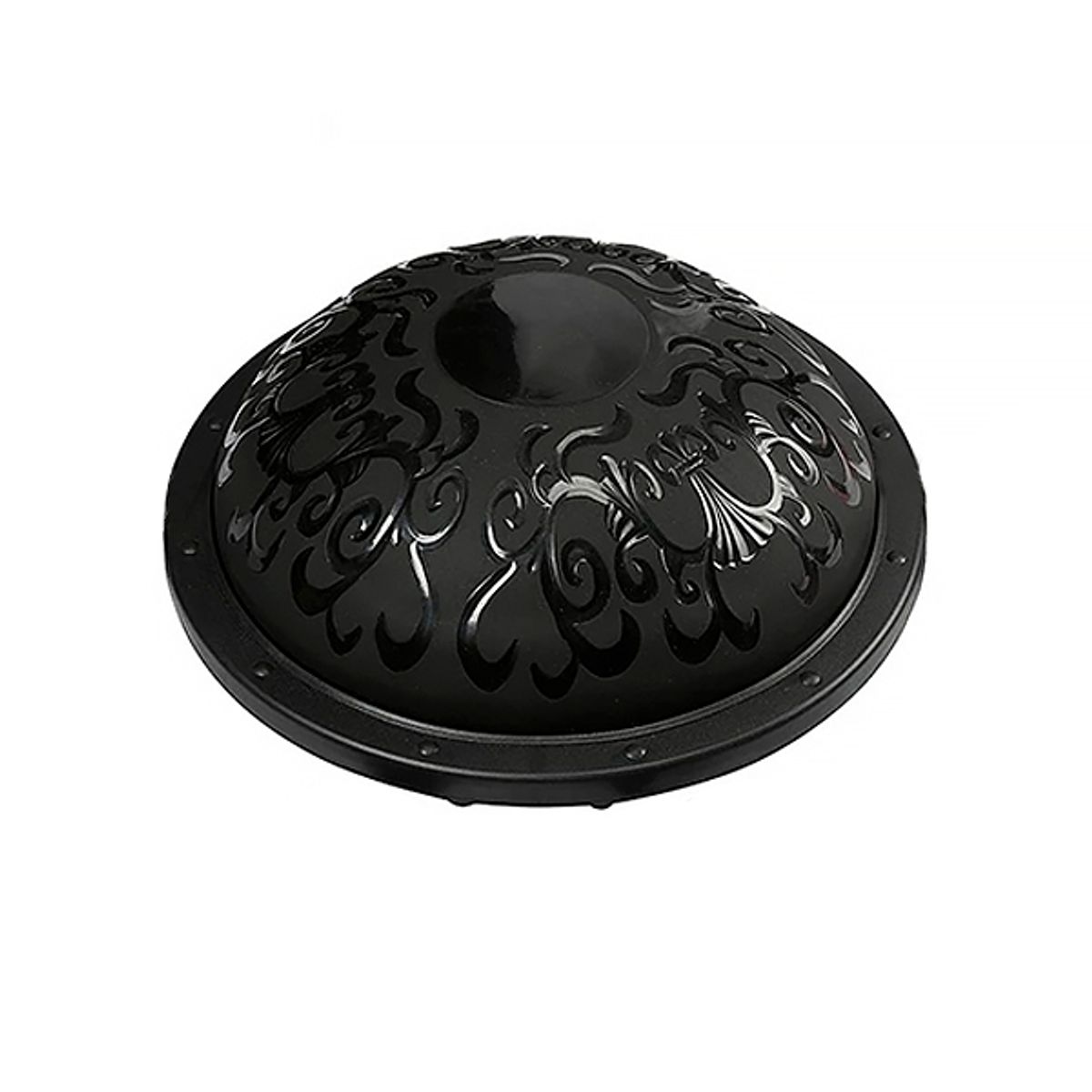 SDFIT - Balón Bosu 60 cm Flower 2 Capas - Black - AJ-15-2