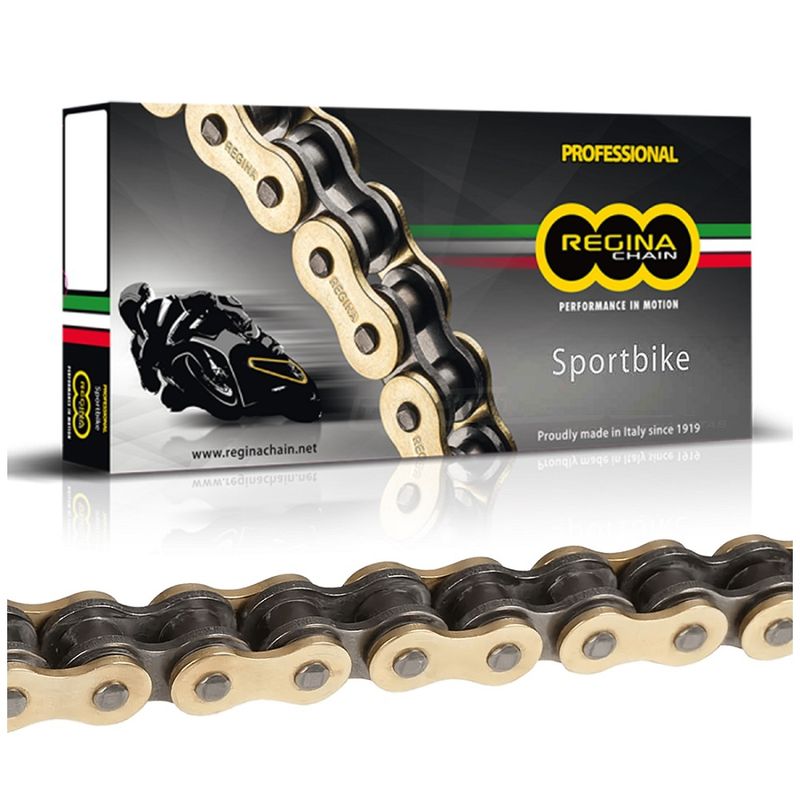 GENERICO - Cadena reforzada 530 X 120 con Z’ring Dorada Sportbike
