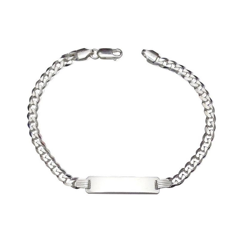 ANDREA COGGIOLA JOYAS - Pulsera Piocha Grumet Hombre Plata Fina 925