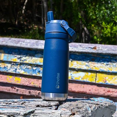 Imagen 2 del producto Botella Térmica Insulada Adventure 650ml - Azul