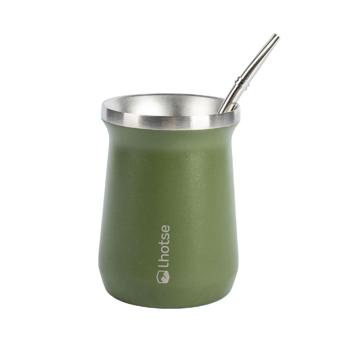 LHOTSE - Mate Acero Inoxidable con Bombilla Lhotse - Verde