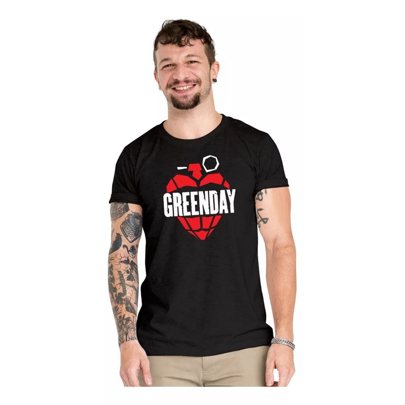 ROLY - Polera Green Day American Idiot Algodón
