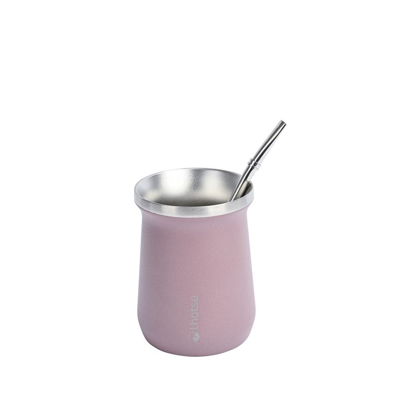 LHOTSE - Mate Acero Inoxidable con Bombilla Lhotse Black - Lila