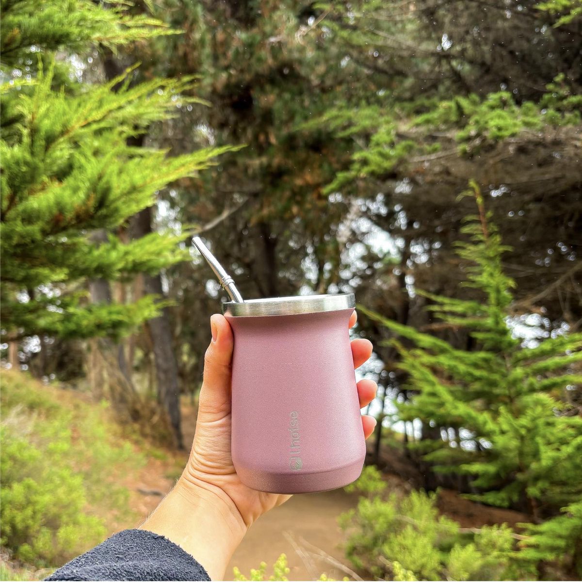 LHOTSE - Mate Acero Inoxidable con Bombilla Lhotse - Lila