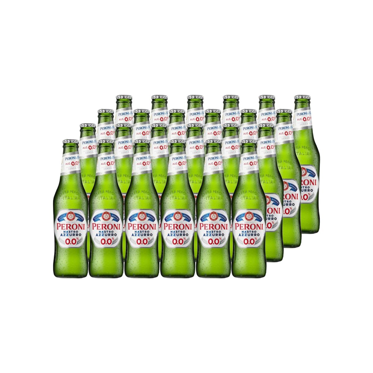 PAPERONI - 24X Cerveza Peroni Sin Alcohol Botellín 330cc