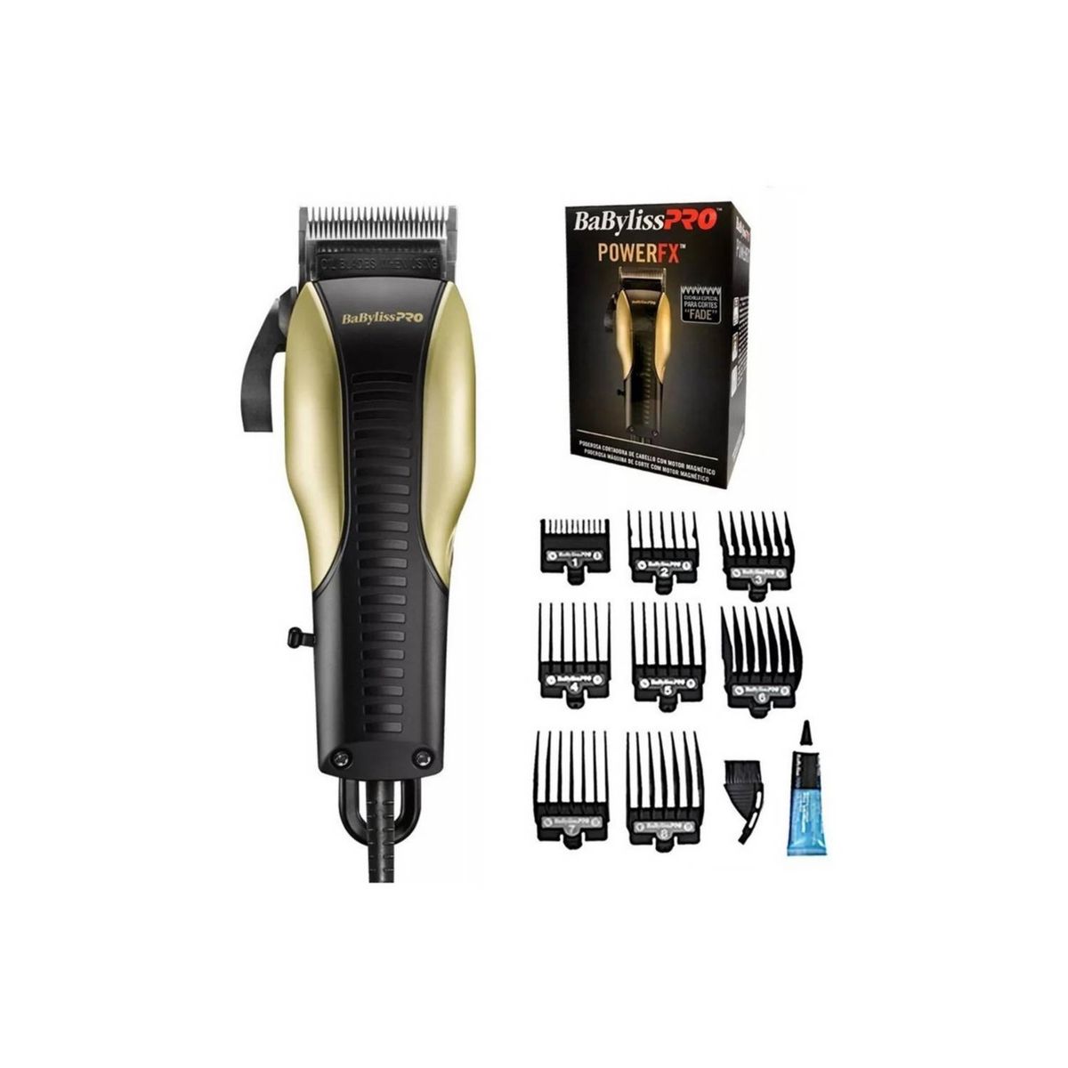 BABYLISS PRO - Máquina Cortadora Clipper Power Fx Dorada BabylissPro.