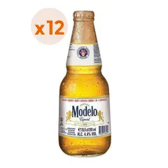 MODELO - 12X Cerveza Especial Botellín 4,5° 355Cc