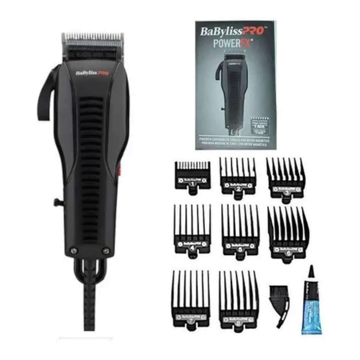 BABYLISS PRO - Máquina Cortadora Clipper Power Fx Negra BabylissPro.