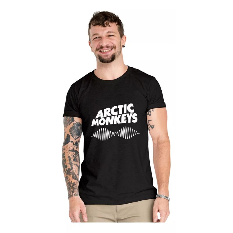 ROLY - Polera Arctic Monkeys Wave Musica Algodón