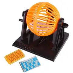 GENERICO - Bingo Lotto Juegos Tombola 12 Cartones 90 Numeros Familiar