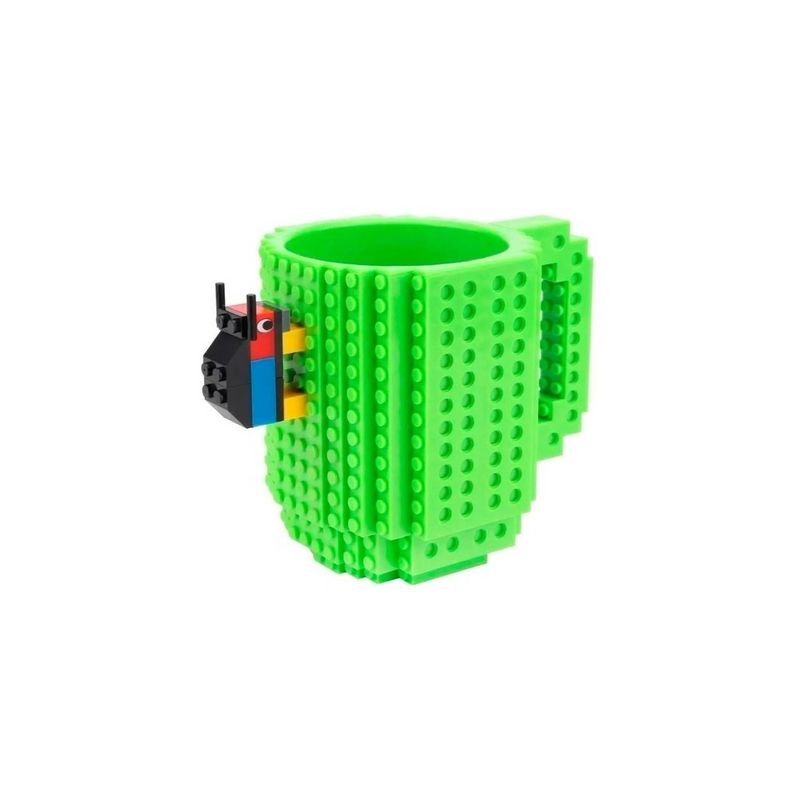 GENERICO - Tazón Lego Verde de 350 ML Verde