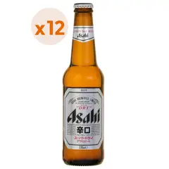 GENERICO - 12X Cerveza Asahi Botellín 5,2° 330Cc