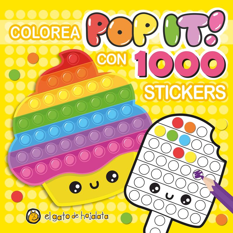 EDITORIAL GUADAL - LIBRO Cupcake POP IT 1000 STICKERS