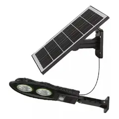 GENERICO - Foco Led Solar 100w Sensor Movimiento Panel Control Remoto 220027