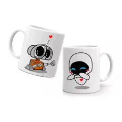 GENERICO - Tazontaza mug Dúo Amor Walle Y Eva