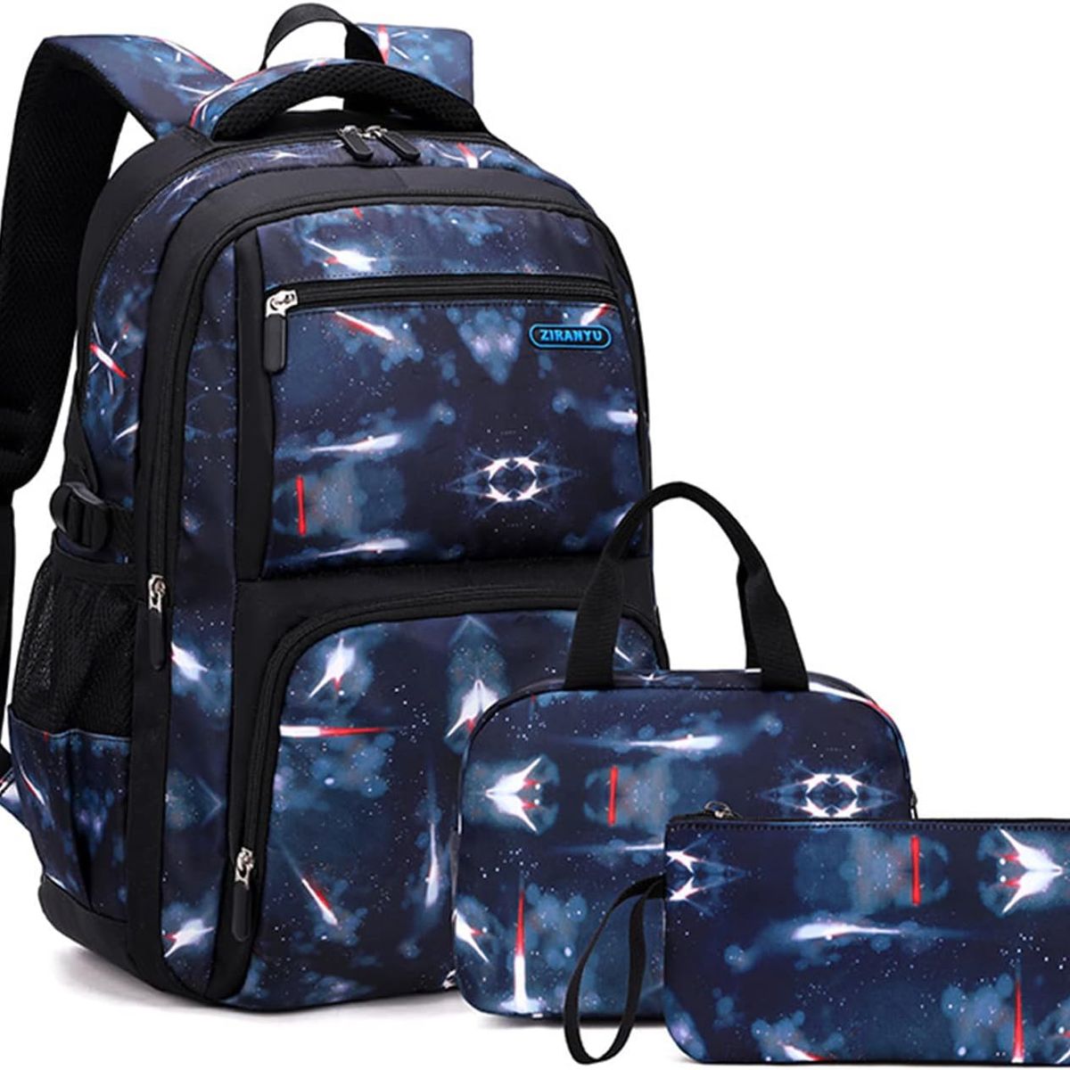 GENERICO - Mochila Escolar Impermeable Más Lonchera Y Estuche