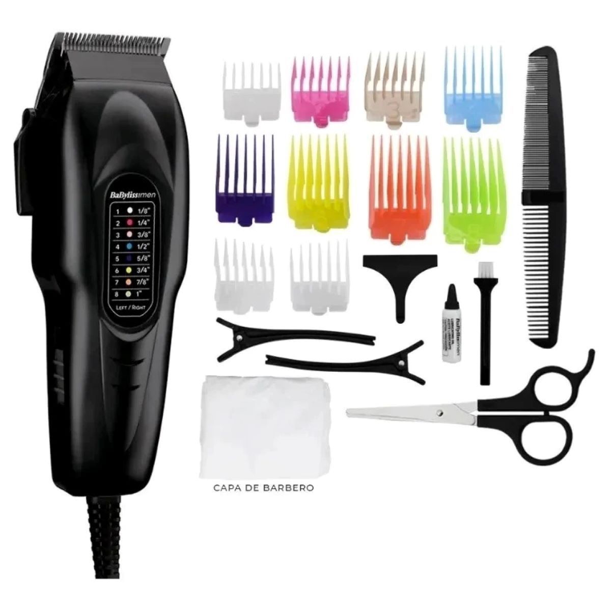 BABYLISS PRO - Kit Máquina Cortapelo Babylisspro set de 20 Accesorios.