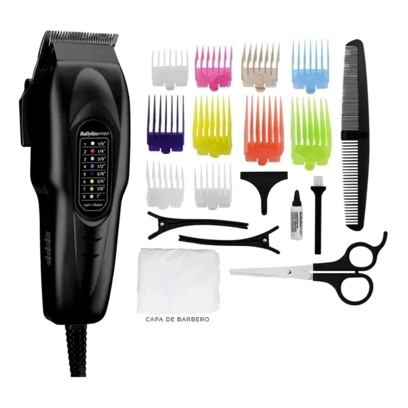 BABYLISS PRO - Kit Máquina Cortapelo Babylisspro set de 20 Accesorios.