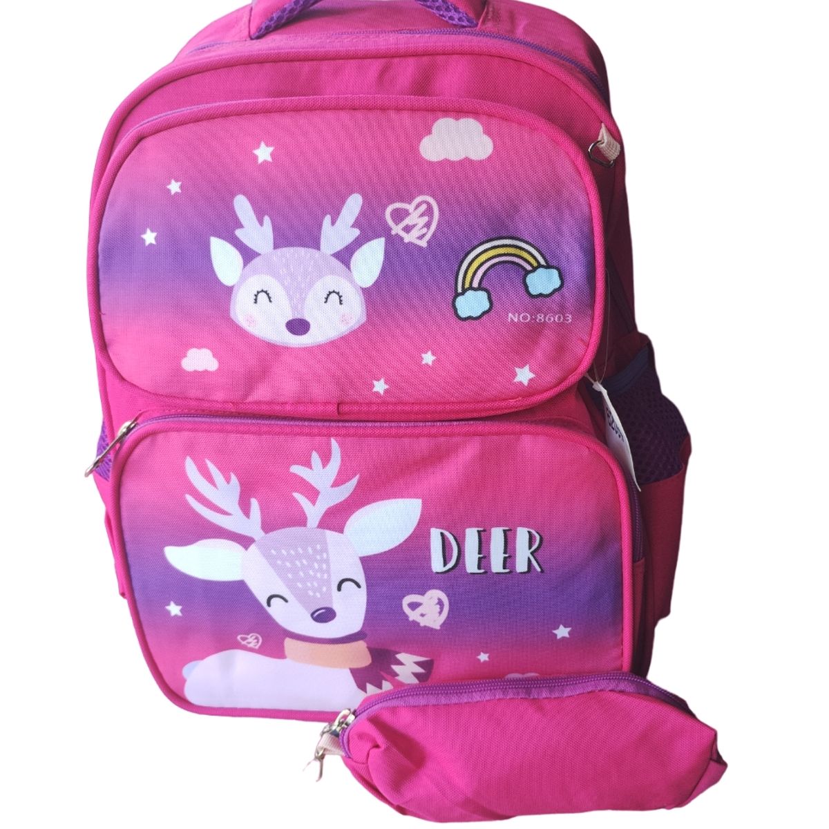 GENERICO - Mochila Escolar Infantil Más Estuche