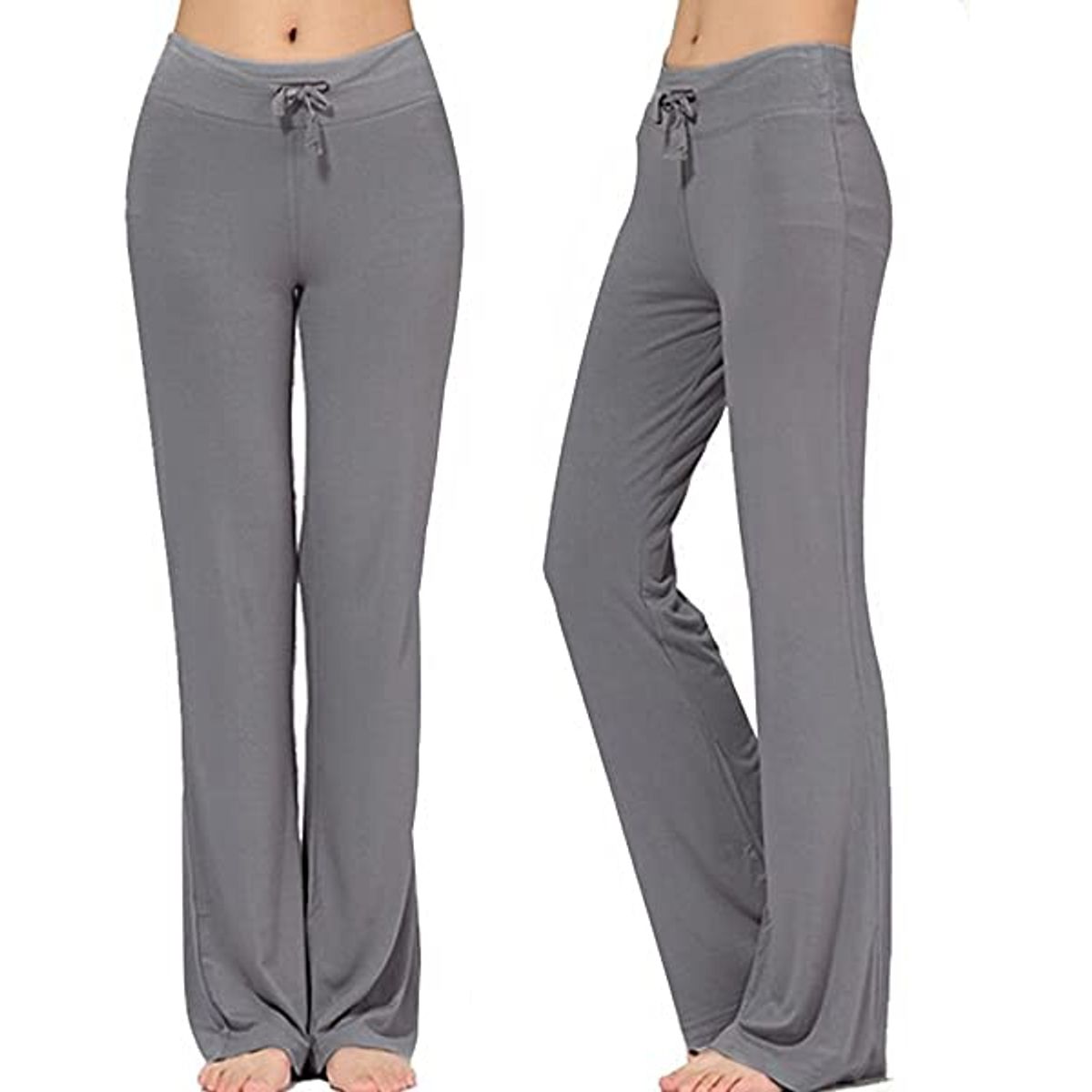 EDWINAYY - Pantalones De Mujer Sueltos Yoga Calza Pantalones Rectos