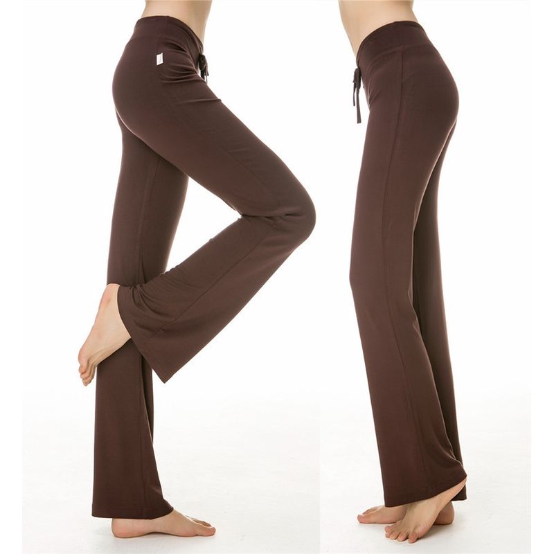 EDWINAYY - Pantalones De Mujer Sueltos Yoga Calza Pantalones Rectos