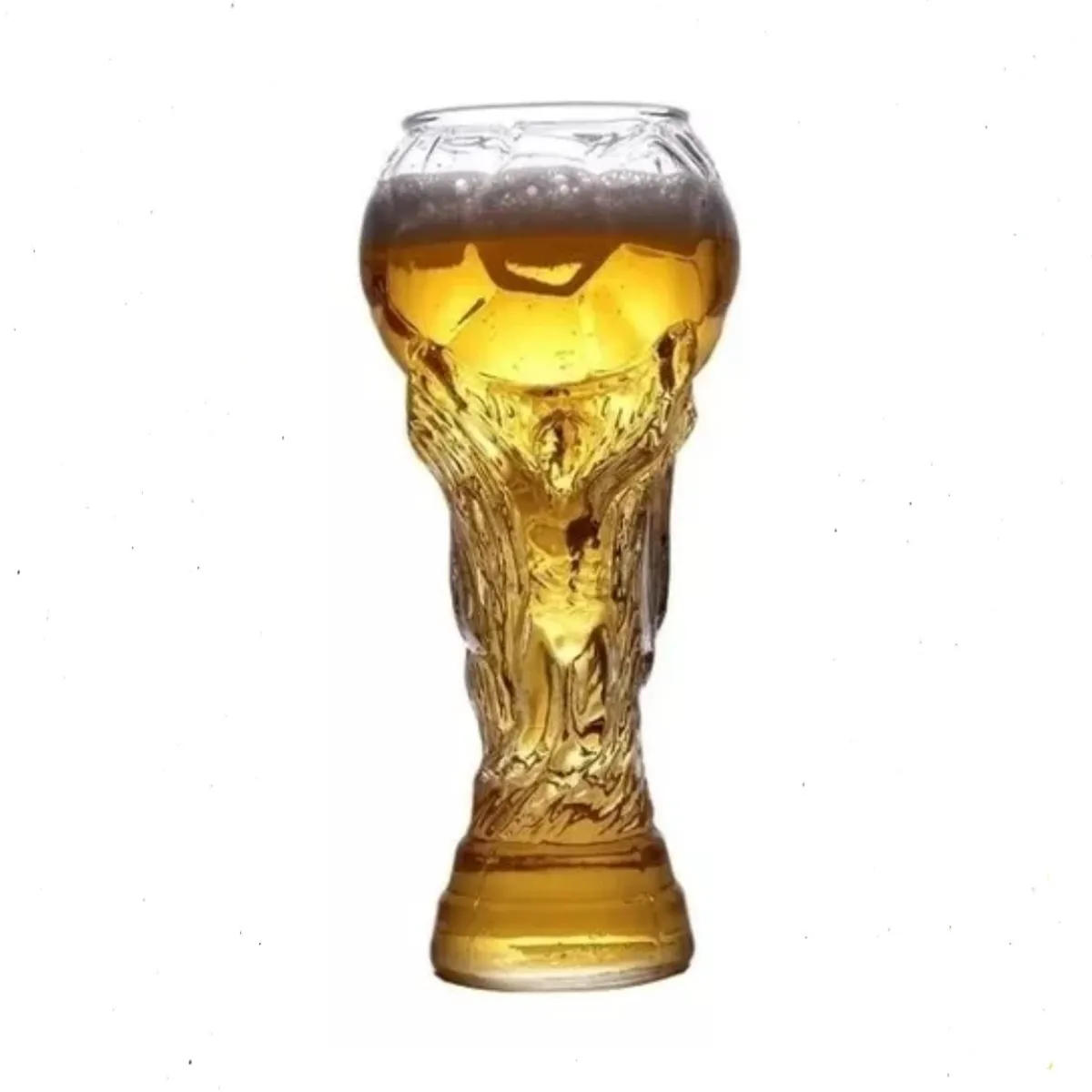 GENERICO - Vaso Cervecero, Líquidos Forma Copa Del Mundo Vidrio 450 Ml
