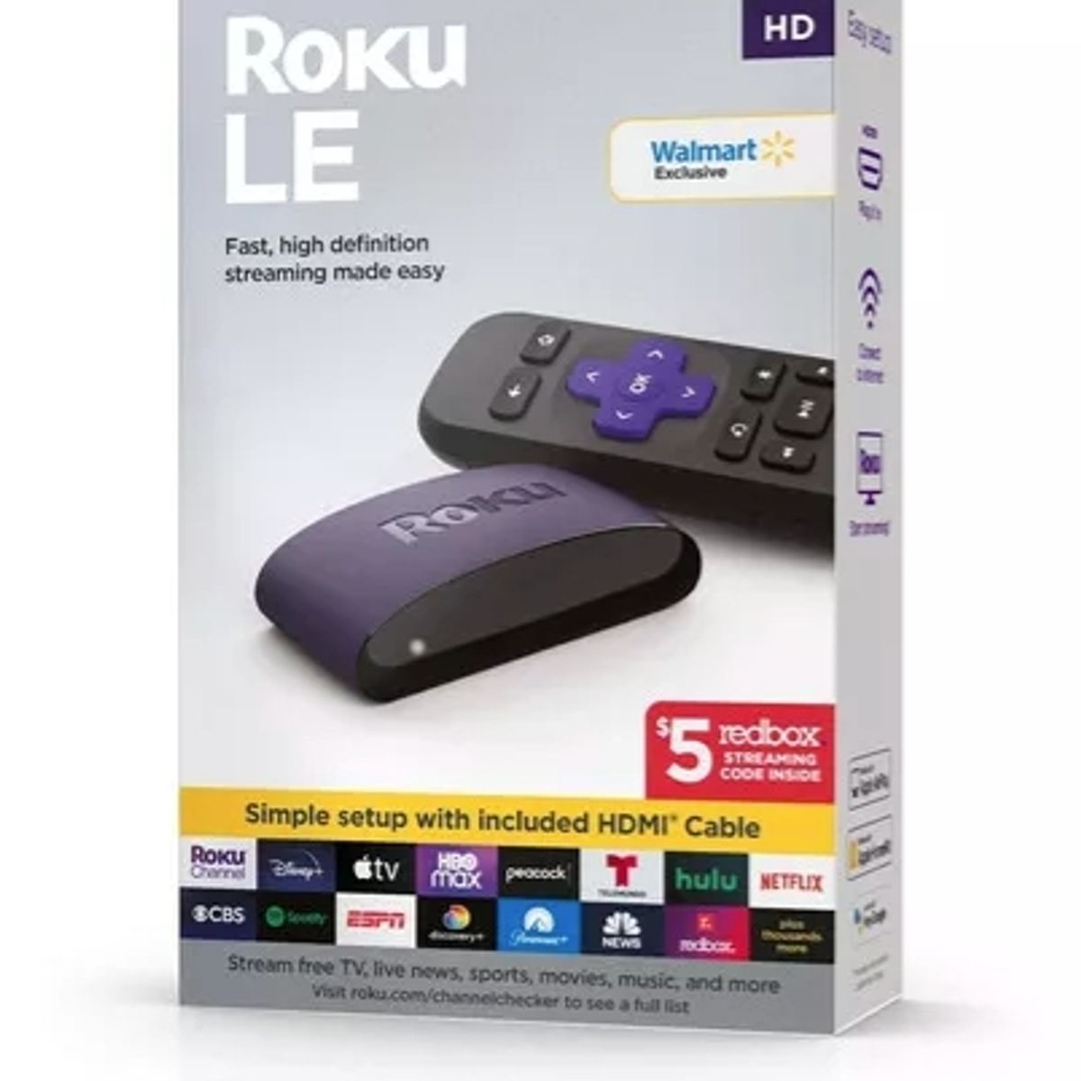 ROKU - ROKU LE 3930S4  ESTÁNDAR FULL HD NEGRO - VIOLETA